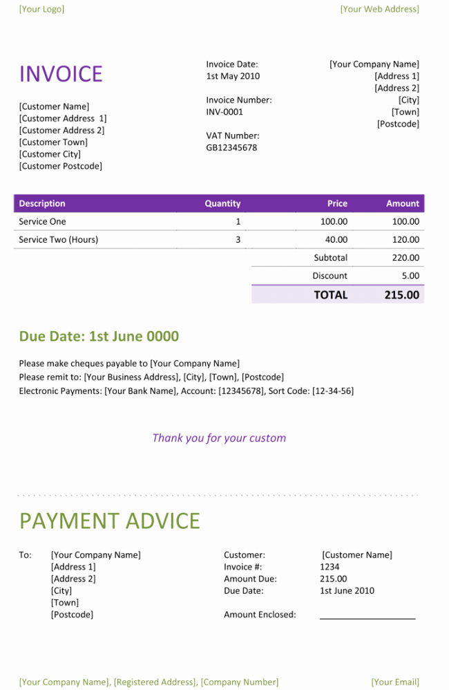 Invoice Template for Freelance Awesome Freelance Invoice Templates 5 Best Free Samples for Word
