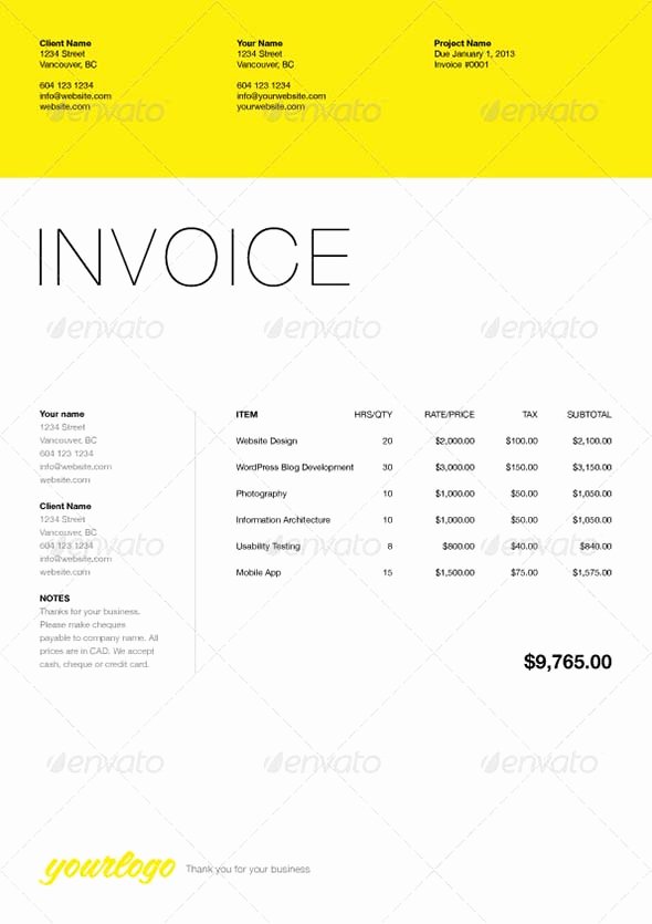 Invoice Template for Freelance Elegant 40 Invoice Templates