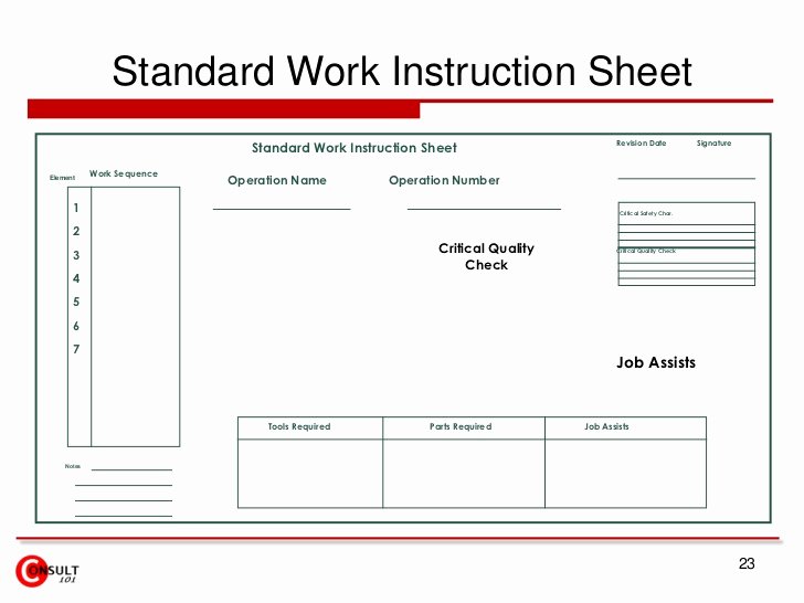 Iso Work Instruction Template Fresh Free iso Work Instruction Template