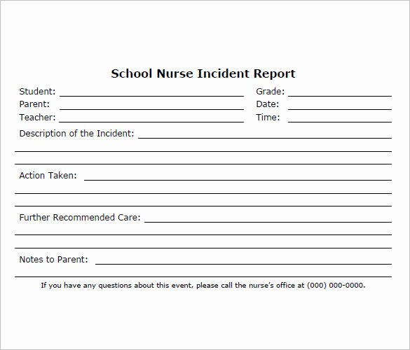 It Incident Report Template Word Fresh 37 Incident Report Templates Pdf Doc Pages