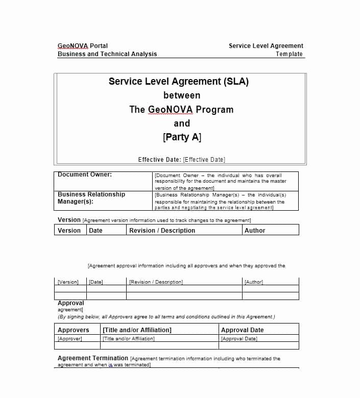 It Service Contract Template Lovely 50 Professional Service Agreement Templates &amp; Contracts