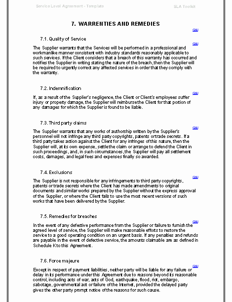It Support Contract Template Lovely Free Printable It Service Agreement Template form Generic