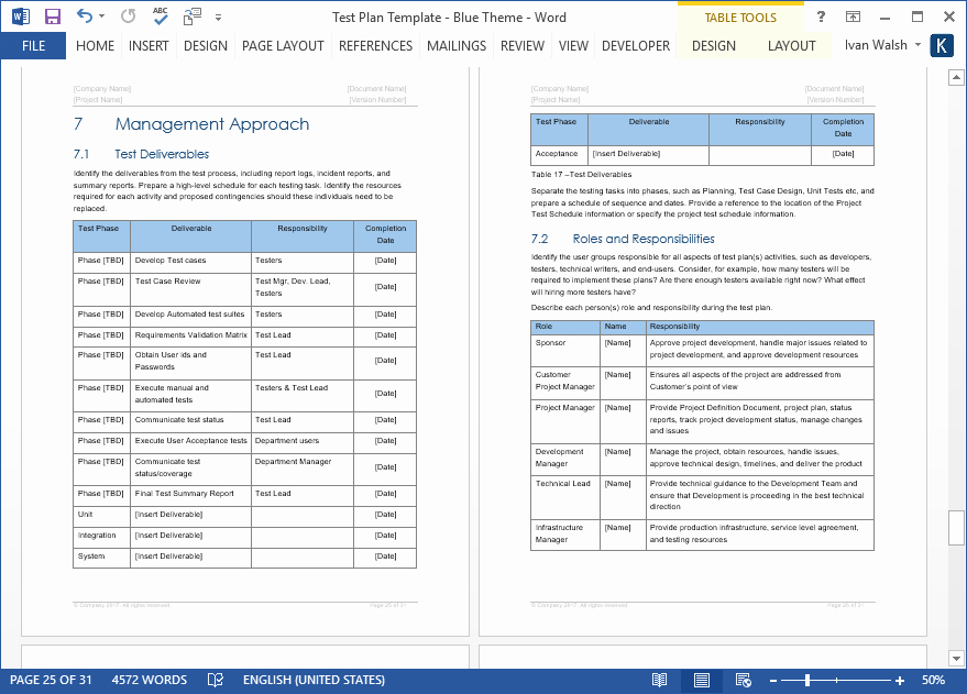 It Testing Plan Template Inspirational Test Plan – Download Ms Word &amp; Excel Template