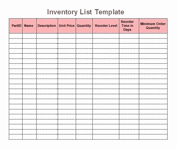 Janitorial Supply List Template Inspirational Example Inventory List Ideal Sheets Clever Sample