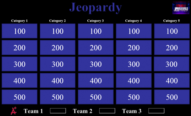 Jeopardy Powerpoint Template 4 Categories Lovely Template Jeopardy Powerpoint Template