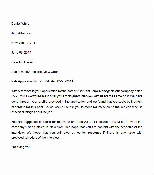 Job Offer Letter Template Doc Awesome Employment Fer Letter 6 Free Doc Download