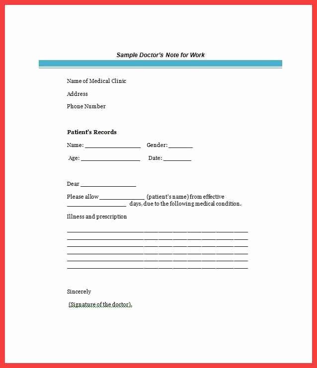 Kaiser Doctors Note Template Awesome Kaiser Doctor Note Template