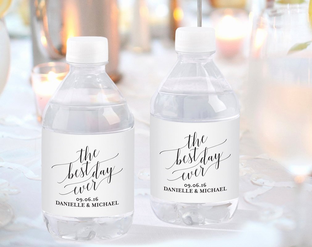 Label for Water Bottle Template Beautiful Wedding Water Bottle Label Water Bottle Label Printable