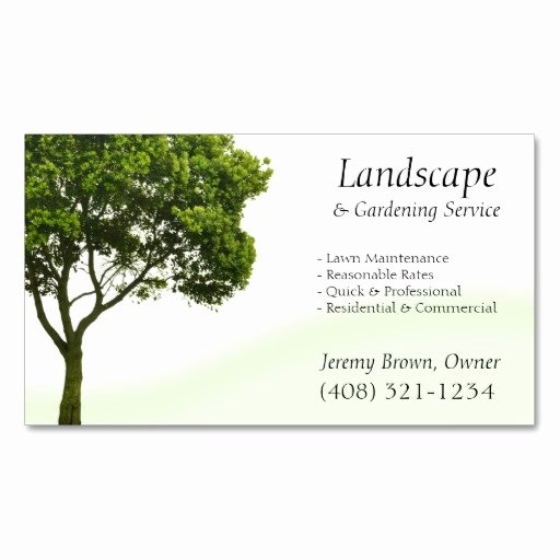Landscape Business Card Template Inspirational 4 Best Of Lawn Care Business Cards Lawn Care