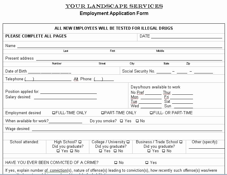 Lawn Care Contract Template Free Lovely Free Printable Lawn Service Contract form Generic