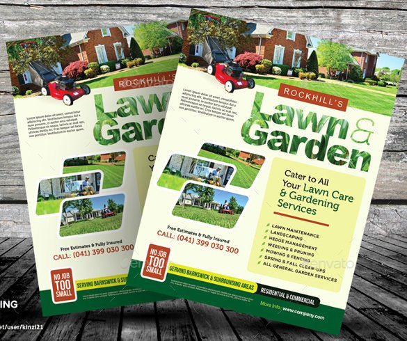 Lawn Care Flyer Template Best Of 29 Lawn Care Flyers Psd Ai Vector Eps