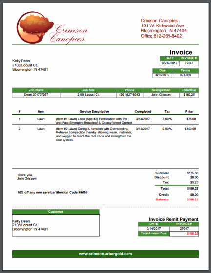 Lawn Care Invoice Template Pdf Fresh Invoice Template for Lawn Services How to Leave Invoice