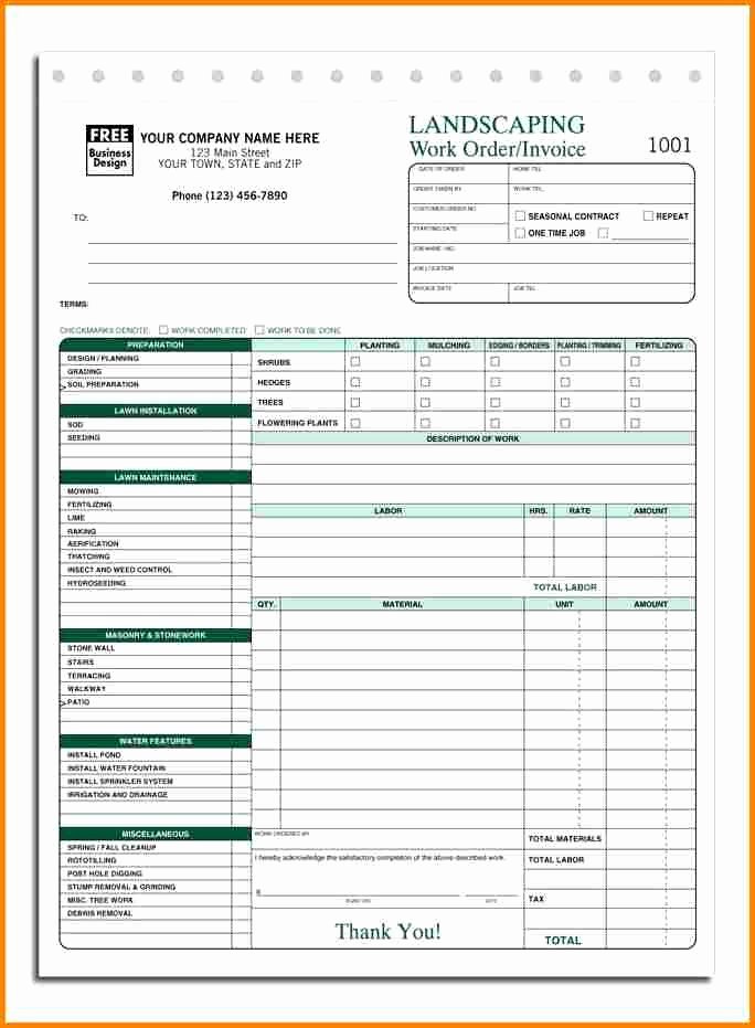 Lawn Service Invoice Template Excel Awesome Lawn Service Invoice Template why is Everyone Talking