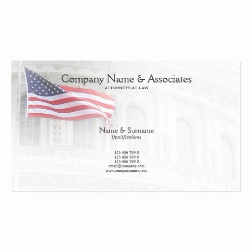 Lawyer Business Card Template Inspirational attorney Lawyer Double Sided Standard Business Cards Pack
