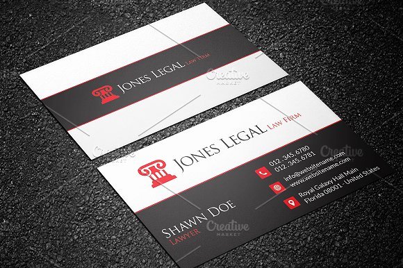 Law Firm Business Card Template 32