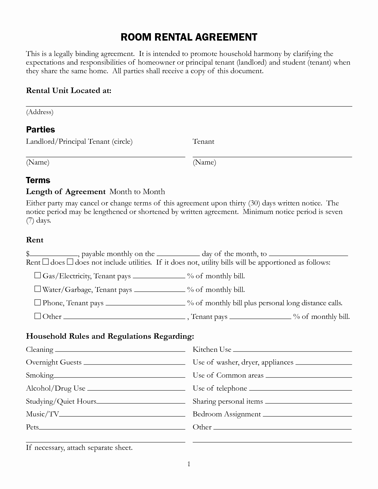 Legal Binding Contract Template