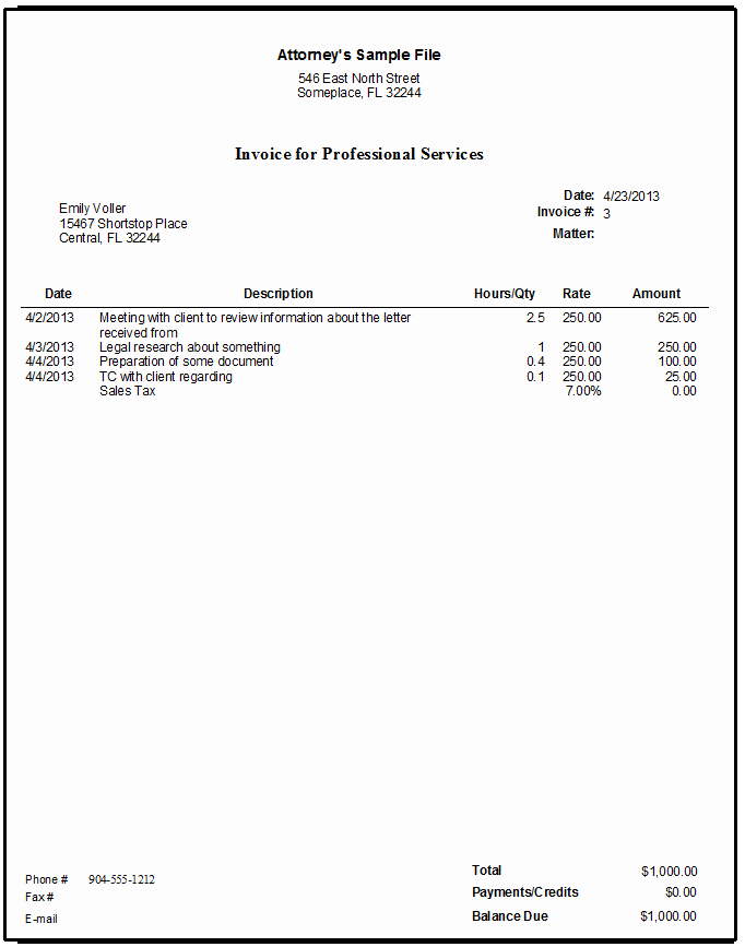 Legal Invoice Template Word Awesome Legal Invoice Template Word