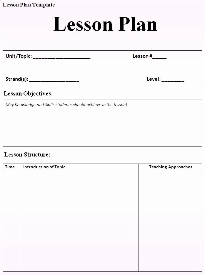 Lesson Plans for toddlers Template Inspirational 25 Best Ideas About Lesson Plan Templates On Pinterest