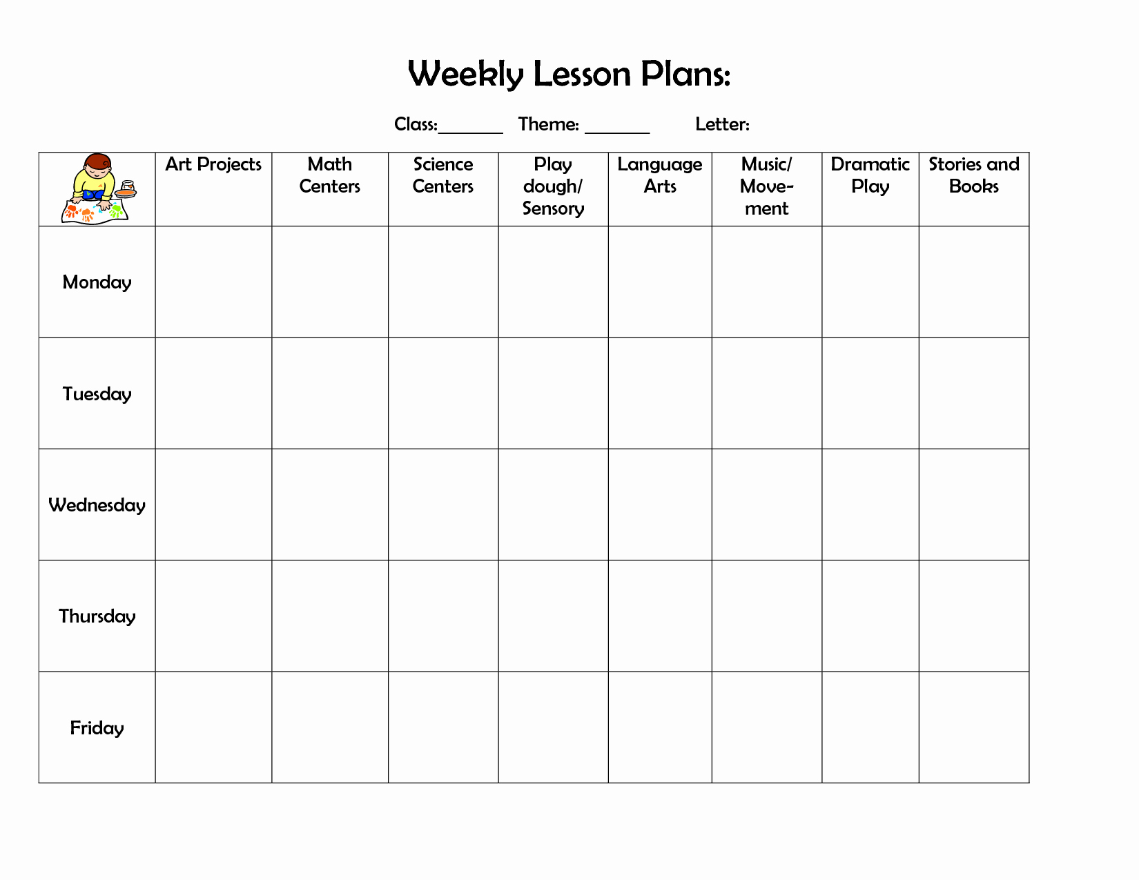 Lesson Plans for toddlers Template Luxury toddler Lesson Plans for October