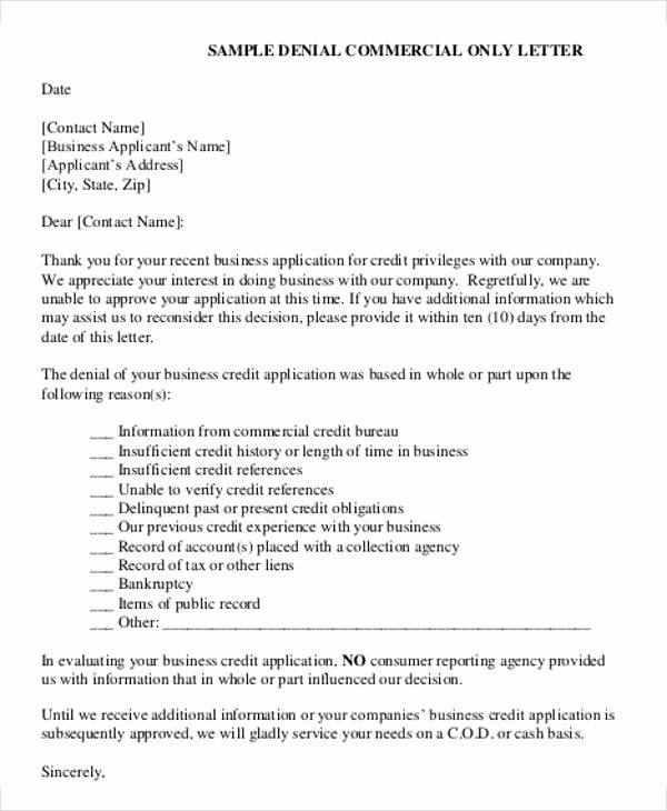 Letter Of Credit Template Inspirational Credit Letter Templates 7 Free Pdf Word Google Docs