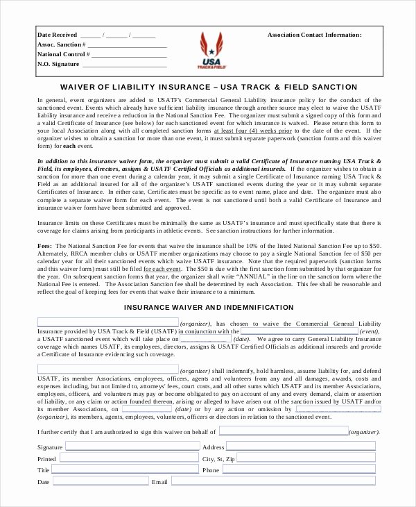 Liability Waiver form Template Free Awesome 11 Liability Waiver form Templates Pdf Doc