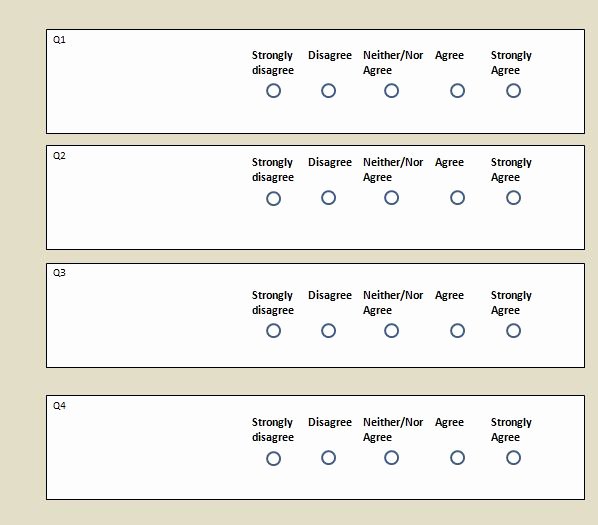 Likert Scale Survey Template Awesome 30 Free Likert Scale Templates &amp; Examples Template Lab