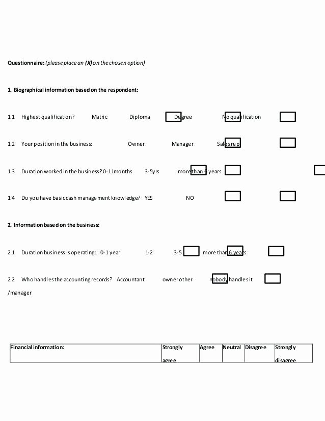 Likert Scale Survey Template Lovely Survey Example Likert Scale Questionnaire format Template