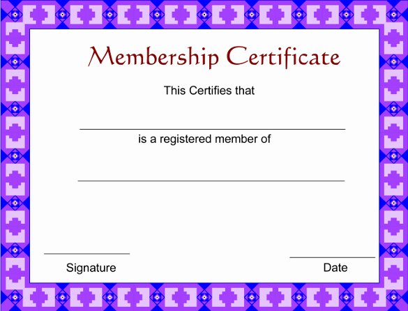 Llc Member Certificate Template Beautiful 23 Membership Certificate Templates Word Psd In