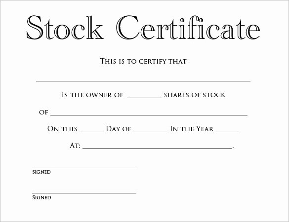 Llc Stock Certificate Template Awesome 23 Stock Certificate Templates Psd Vector Eps