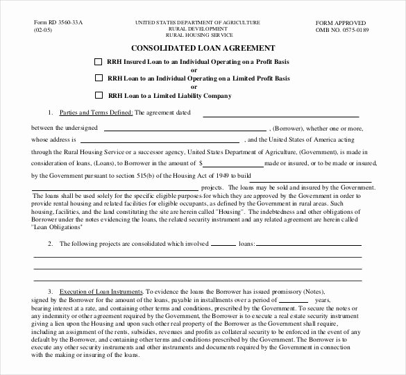 Loan Agreement Template Pdf Best Of 28 Loan Contract Templates – Pages Word Docs
