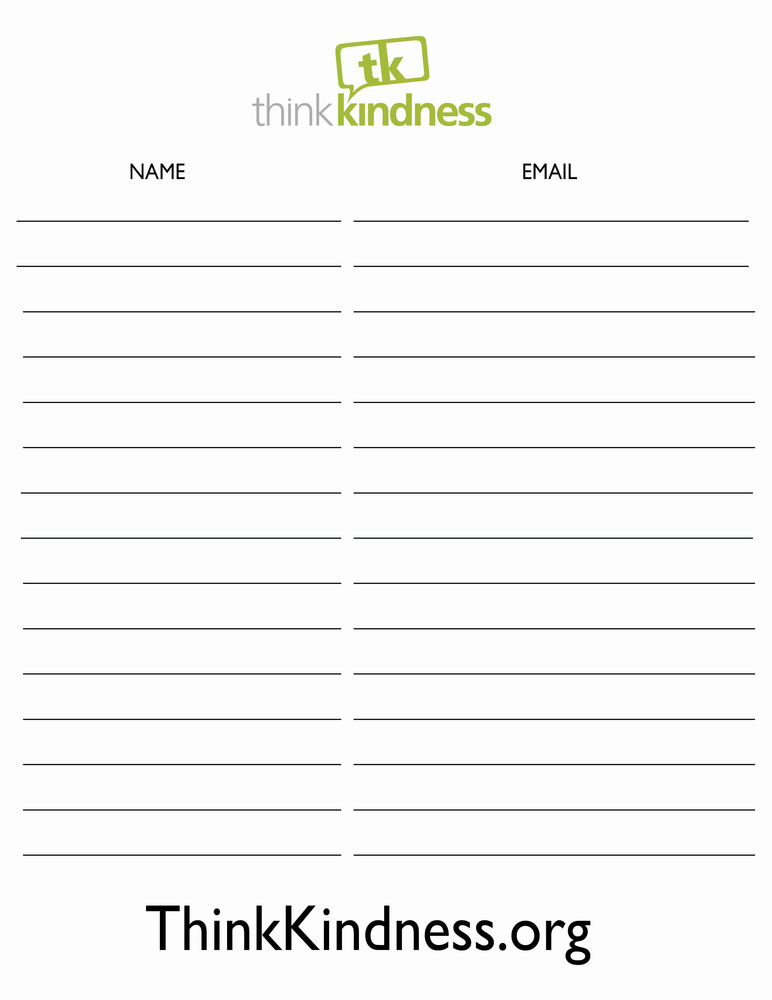 Mailing List Template Word Elegant Word Template Sign Up Sheet Portablegasgrillweber