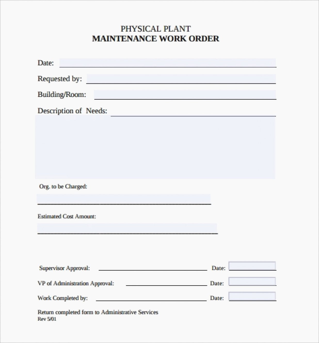 Maintenance Work order Template Fresh 12 Ways How to Prepare for Hotel