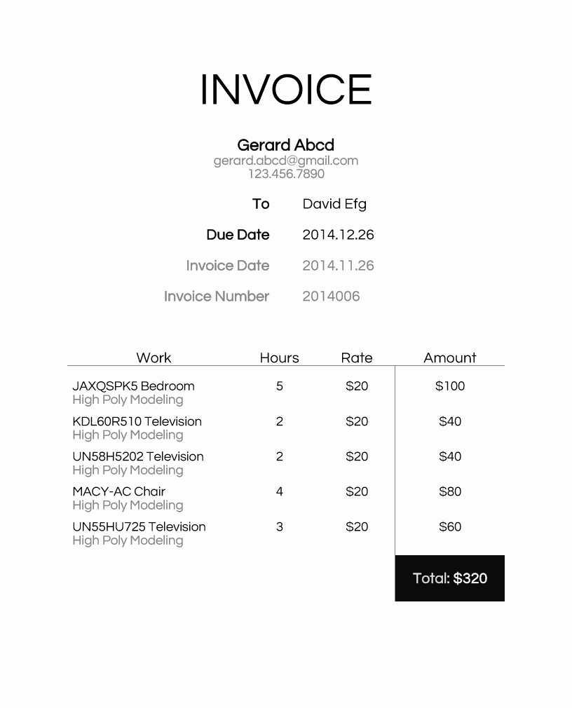 Makeup Artist Invoice Template Awesome My Invoice Template Minimalism