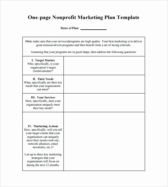 Marketing Action Plan Template Best Of E Page Marketing Action Plan Example Download Template