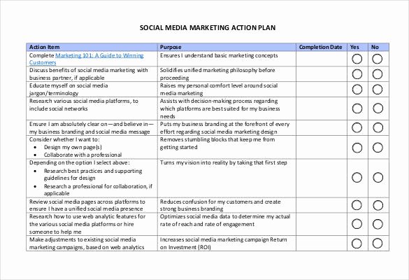 Marketing Action Plan Template Excel Elegant 85 Action Plan Templates Word Excel Pdf