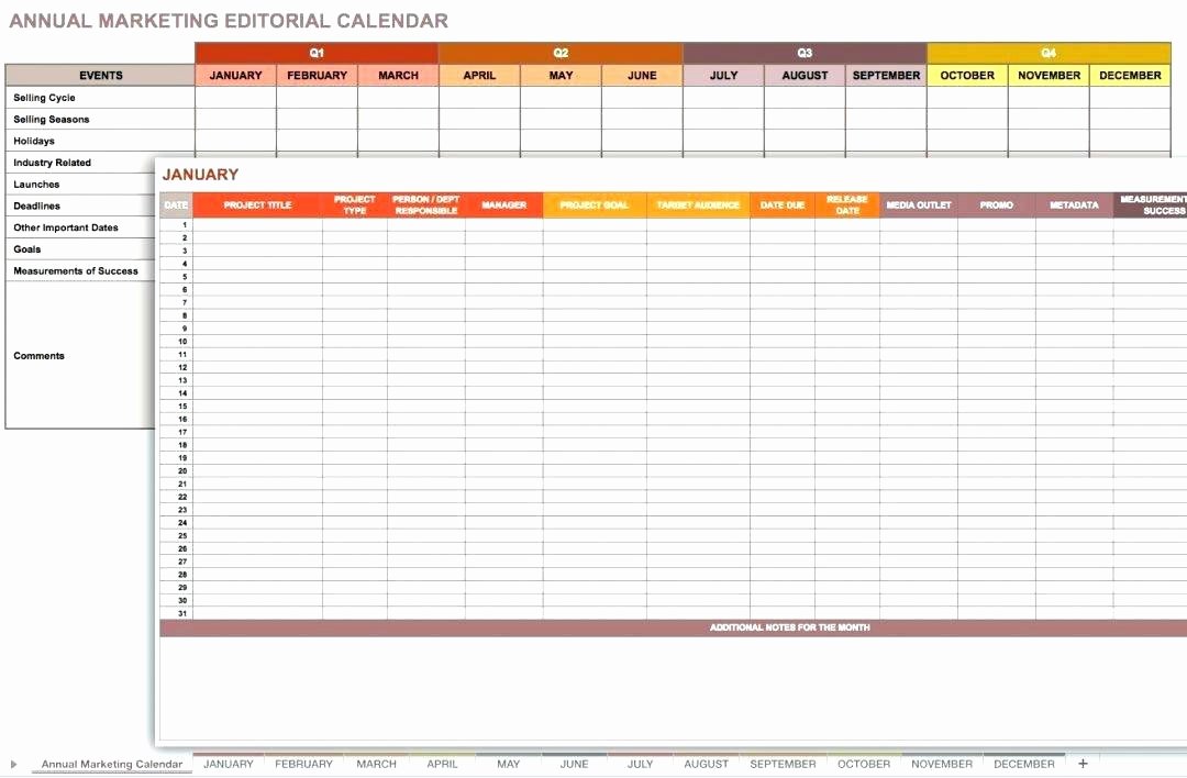 Marketing Calendar Template Excel Best Of Marketing Calendar Template Excel Email Tracking