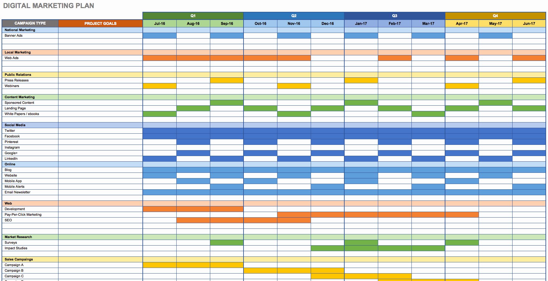 Marketing Calendar Template Excel Best Of Marketing Calendar Template