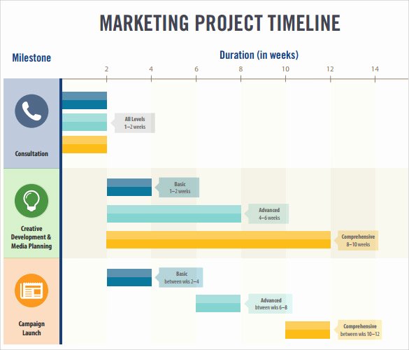 Marketing Campaign Template Excel Inspirational 10 Sample Marketing Timeline Templates to Download