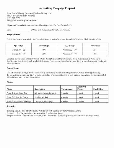 Marketing Proposal Template Word New 32 Sample Proposal Templates In Microsoft Word