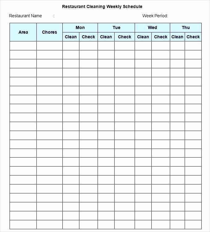Master Cleaning Schedule Template Luxury Download Master Schedule Templates for Free High School