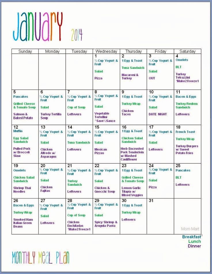 Meal Plan Calendar Template Awesome Best 25 Monthly Meal Planning Ideas On Pinterest