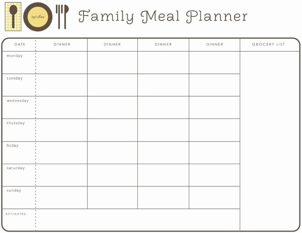 Meal Plan Calendar Template Unique Best 25 Weekly Dinner Planner Ideas On Pinterest