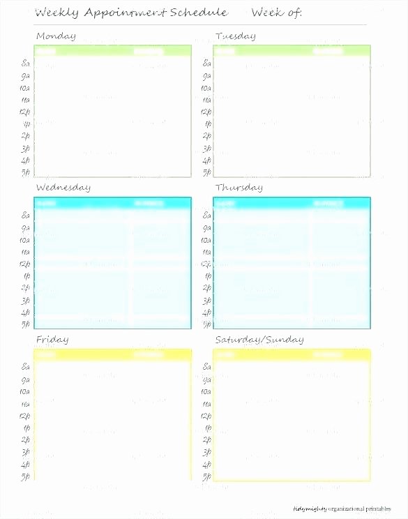 Medical Appointment Scheduling Template Beautiful Appointment Schedule Templates Doc Free Premium Design for