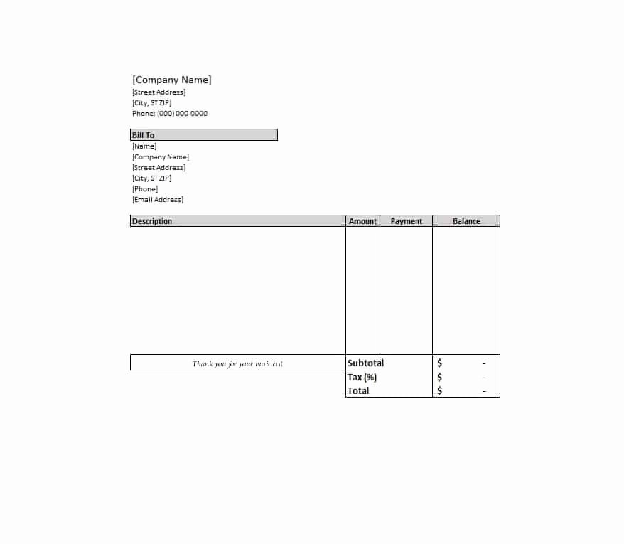 Medical Bill Statement Template Awesome 40 Billing Statement Templates [medical Legal Itemized