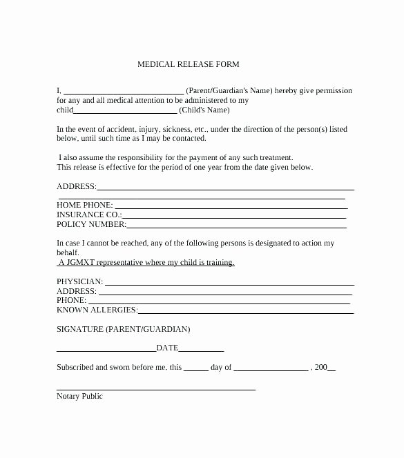 Medical Records Request form Template Best Of Medical Records Authorization form Template Release In