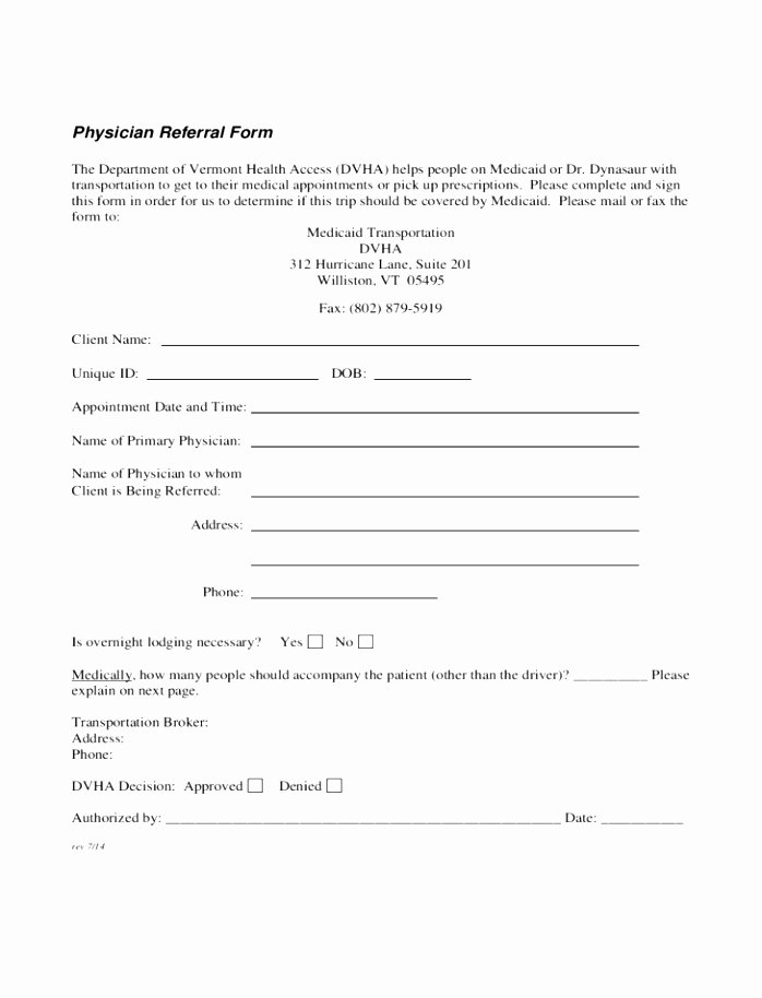 Medical Referral form Template Luxury 12 Patient Referral form Template Utixy