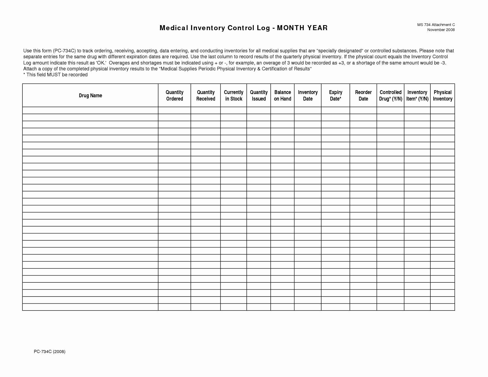 Medical Supply Inventory List Template Inspirational Medical Supply Inventory Template
