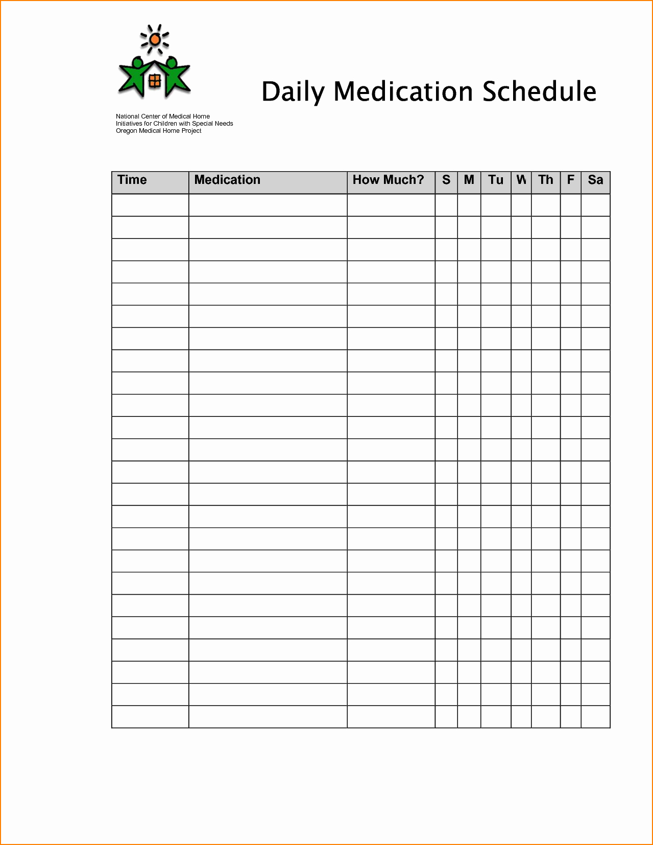 Medication Schedule Template Excel Awesome Medication Schedule Template