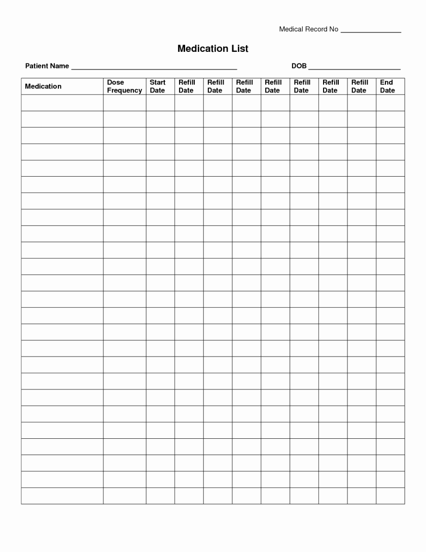 Medication Schedule Template Excel Beautiful Daily Medicationdule Spreadsheet Template Worksheet and