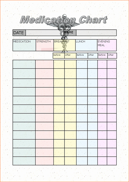 Medication Schedule Template Excel Elegant 4 Medication Schedule Template